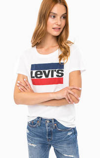 Хлопковая футболка с принтом Levis®