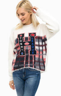 Свитер оверсайз с нашивками Tommy Hilfiger