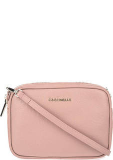 Маленькая кожаная сумка на молнии Coccinelle