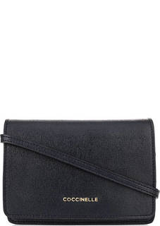 Кожаная сумка с кармашками для пластиковых карт Coccinelle