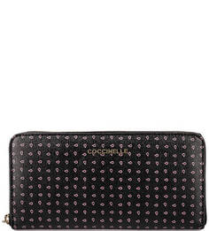 Кожаный кошелек на молнии Coccinelle