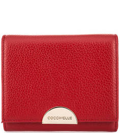 Красный кошелек с одним отделом для купюр Coccinelle