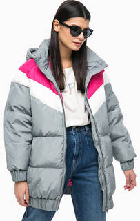 Удлиненный пуховик с капюшоном Pepe Jeans