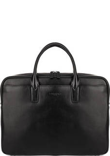 Кожаная сумка с широким плечевым ремнем Lancaster