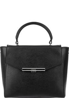 Черная сумка из сафьяновой кожи Lancaster