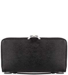 Черная кожаная барсетка Lancaster