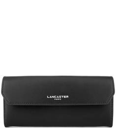 Черный кошелек из гладкой кожи Lancaster