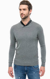 Серый хлопковый джемпер Guess