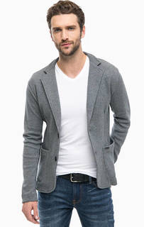 Однотонный пиджак с накладными карманами Guess