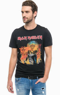 Черная футболка с ярким принтом Jack & Jones