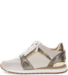 Замшевые кроссовки на шнуровке Michael Michael Kors