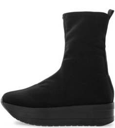 Текстильные полусапоги на платформе и танкетке Vagabond