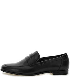 Черные кожаные лоферы Vagabond