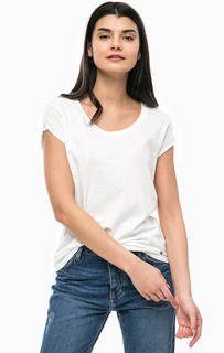 Хлопковая футболка с круглым вырезом Mustang