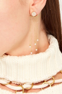 Серьги с длинными подвесками Exclaim