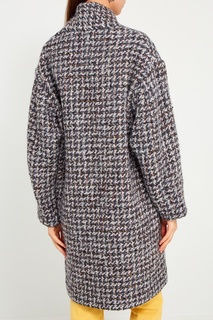 Твидовое пальто oversize Isabel Marant Etoile