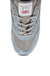 Голубые замшевые кроссовки №577 New Balance