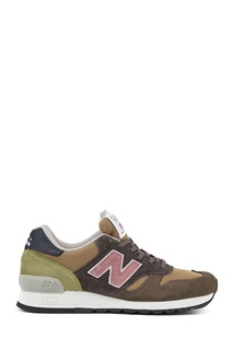 Коричневые кроссовки из замши №670 New Balance