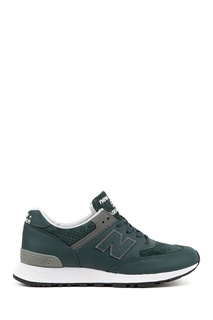 Зеленые кожаные кроссовки №576 New Balance