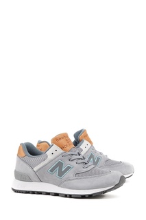 Серые кроссовки из нубука №576 New Balance