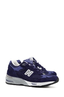 Синие замшевые кроссовки №991 New Balance