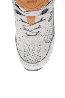 Бежевые кроссовки из нубука №991 New Balance