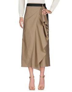 Юбка длиной 3/4 Brunello Cucinelli