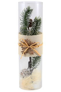 Новогодняя композиция, 9x9x30 Русские подарки