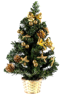 Настольная елочка c игрушками Vittorio Richi