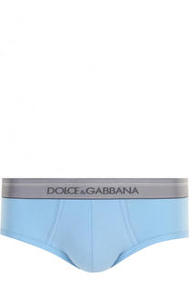 Хлопковые хипсы с широкой резинкой Dolce &amp; Gabbana