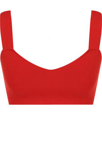 Однотонный кроп-топ Stella McCartney