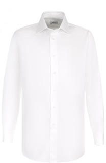 Хлопковая сорочка с воротником кент Brioni