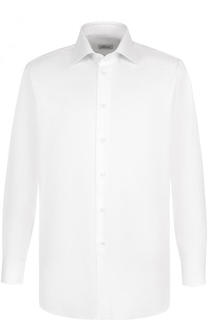Хлопковая сорочка с воротником кент Brioni