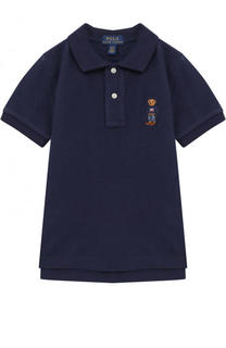 Хлопковое поло с вышивкой Polo Ralph Lauren