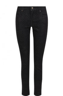 Укороченные джинсы-скинни со стразами Victoria by Victoria Beckham