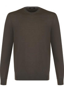 Джемпер из шерсти тонкой вязки Z Zegna