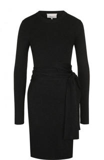 Облегающее мини-платье с поясом и длинным рукавом 3.1 Phillip Lim