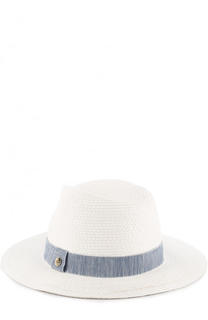 Соломенная пляжная шляпа Fedora с лентой Melissa Odabash
