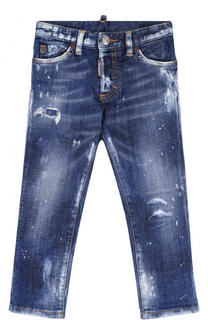 Джинсы с декоративными потертостями Dsquared2