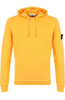 Однотонное хлопковое худи Stone Island