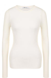 Приталенный шерстяной свитер с длинным рукавом T by Alexander Wang