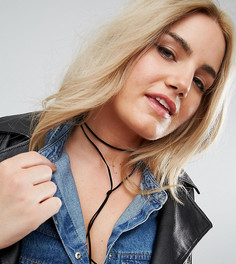 Ожерелье-чокер ASOS CURVE - Черный