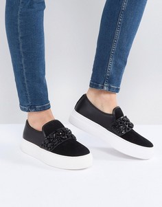 Черные декорированные кроссовки ALDO Caperana - Черный
