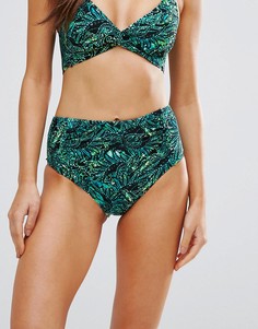 Плавки бикини с завышенной талией Radio Fiji - Зеленый