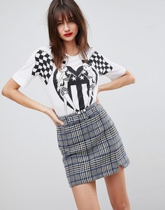 Футболка с принтом Love Moschino - Белый