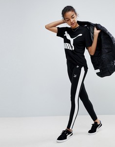 Леггинсы с логотипом Puma Classics T7 - Черный
