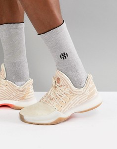 Белые кроссовки adidas Basketball x Harden Vol 1 Driveway Primeknit AP9840 - Белый