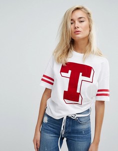 Футболка в университетском стиле Tommy Jeans - Белый