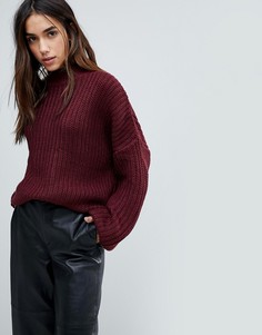 Джемпер с рукавами оверсайз Brave Soul - Красный