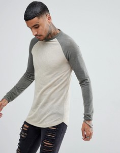 Бежевый лонгслив ASOS - Бежевый